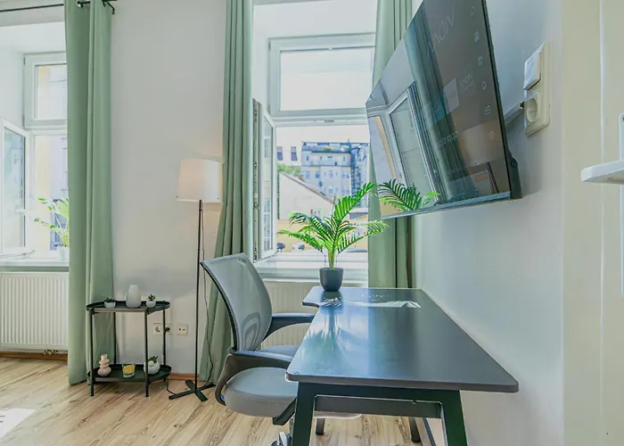 Apartman Charming Near Danube Canal & Praterstern Bécs